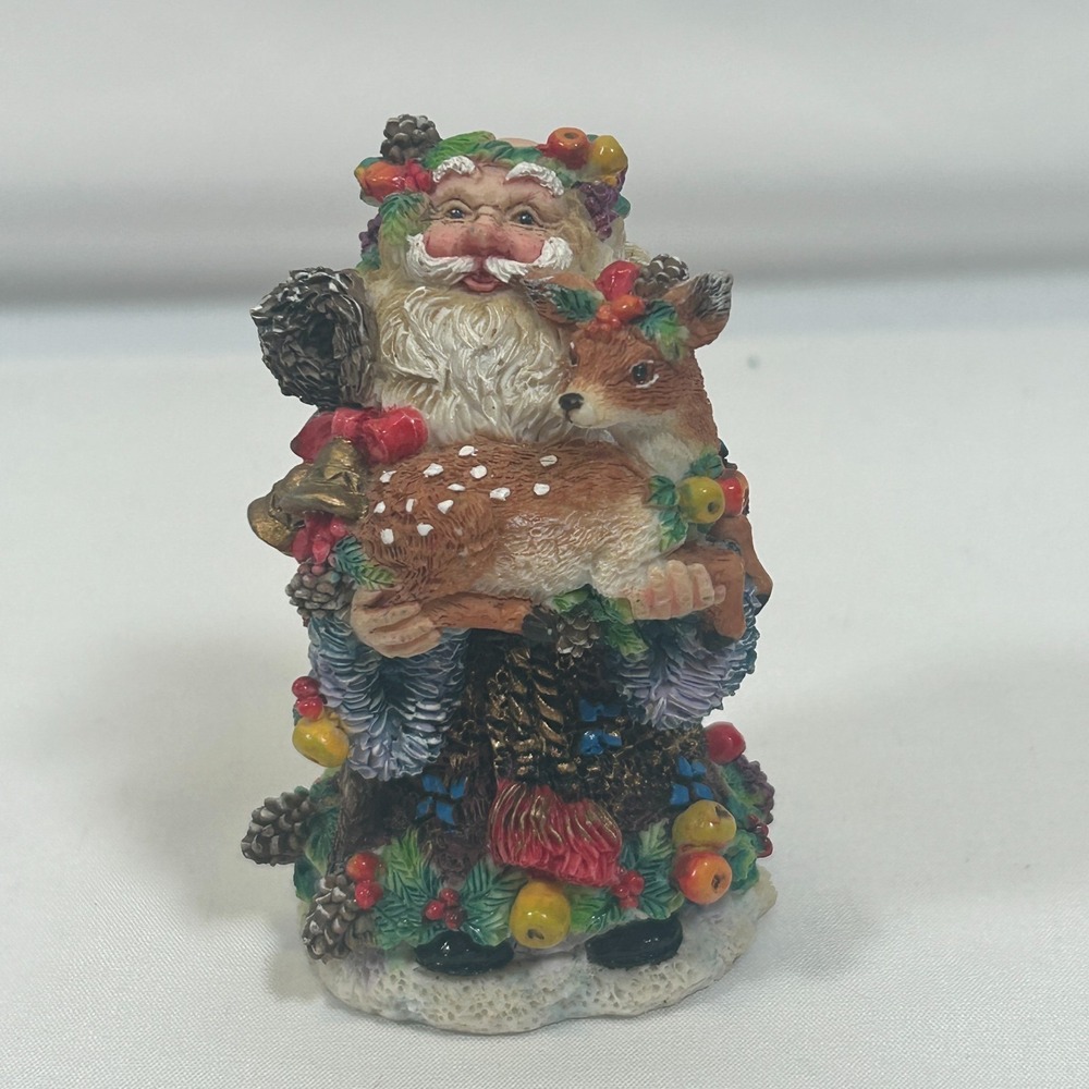 Vintage Crinkle Claus 1997 Possible Dreams Noah Santa Deer Belsnickel German‎